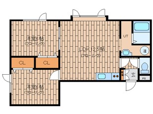 元町ハイツの物件間取画像